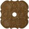 Ekena Millwork Flower Ceiling Medallion (Canopies up to 6 1/4"), 29"OD x 3 5/8"ID x 1 3/8"P, Smokey Topaz Crackle CM29FWSTC - alternate 1
